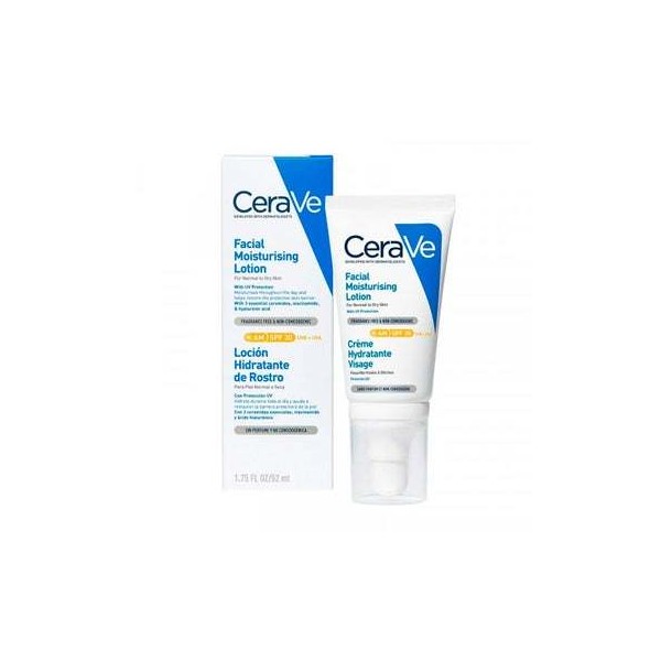 CeraVe® Loción Hidratante de Rostro SPF30 52ml