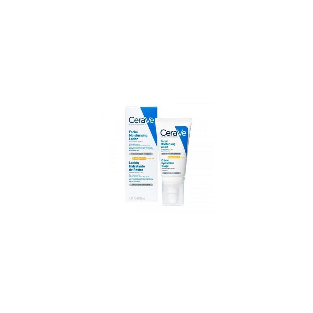 CeraVe® Loción Hidratante de Rostro SPF30 52ml