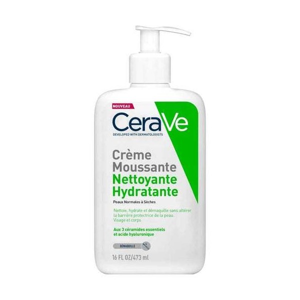 CeraVe Crema Espuma Limpiadora Hidratante 473ml