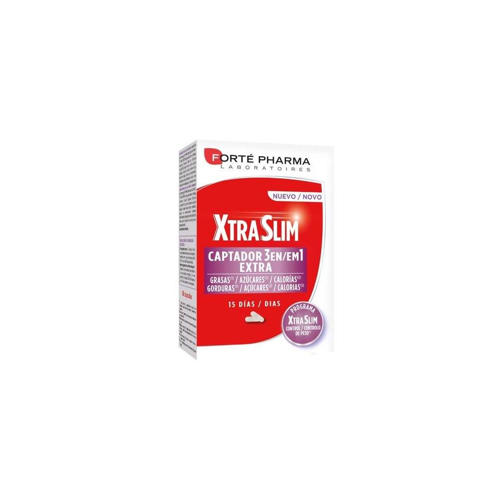 Forté Pharma XtraSlim Captador 3 en 1 Extra 60caps