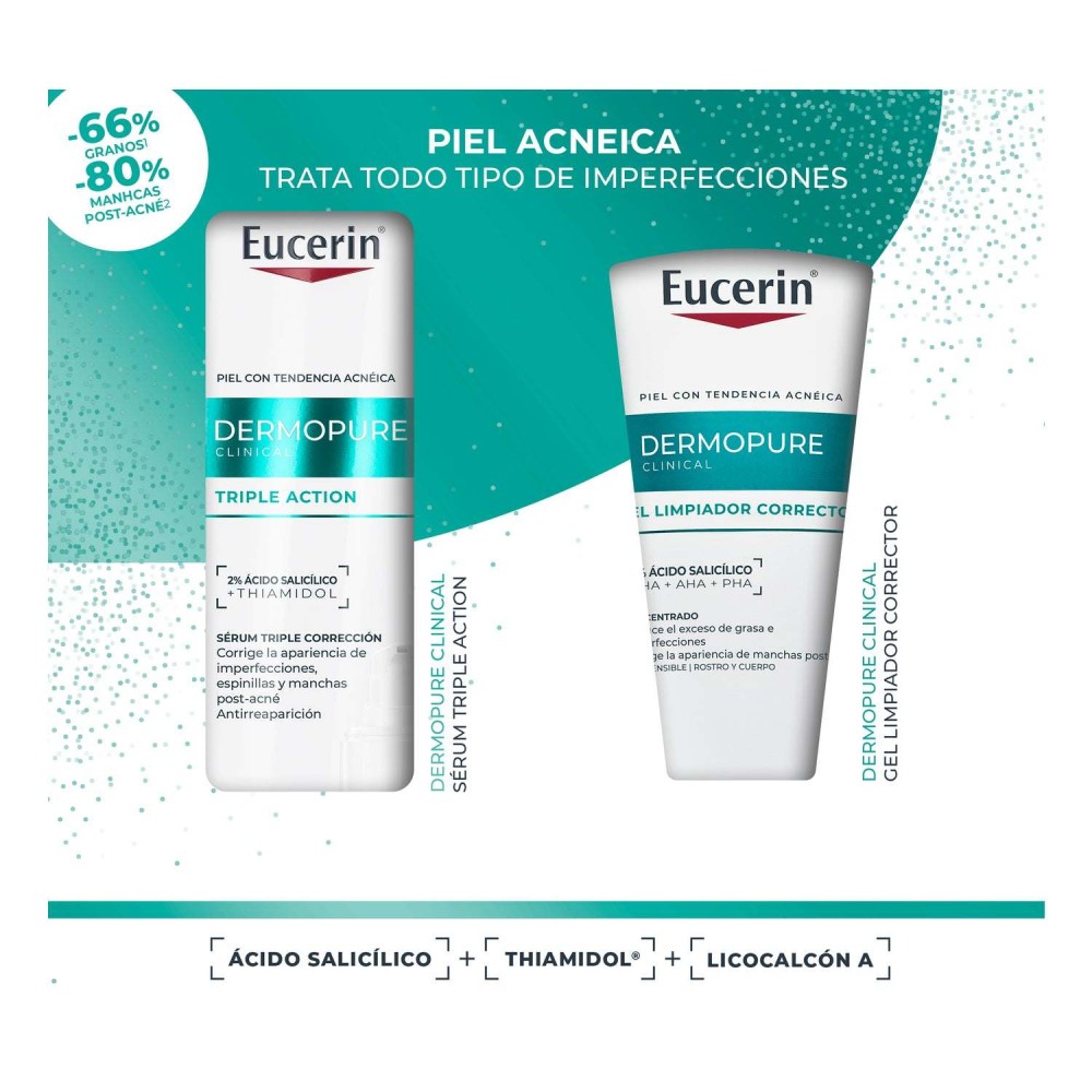 Eucerin Pack Dermopure Serum Triple Action 40ml...