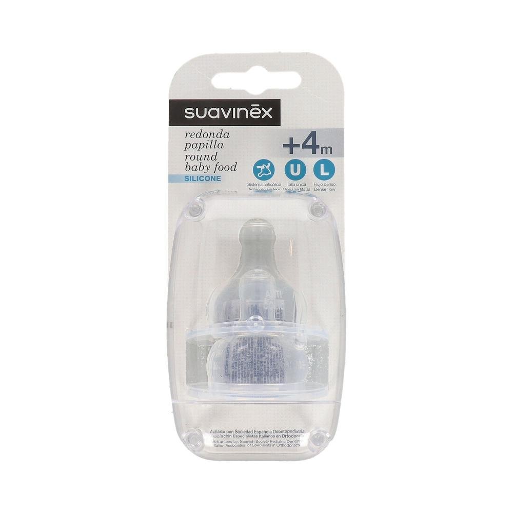 Tetina Suavinex Papilla B/Ancha Silic 2Uds