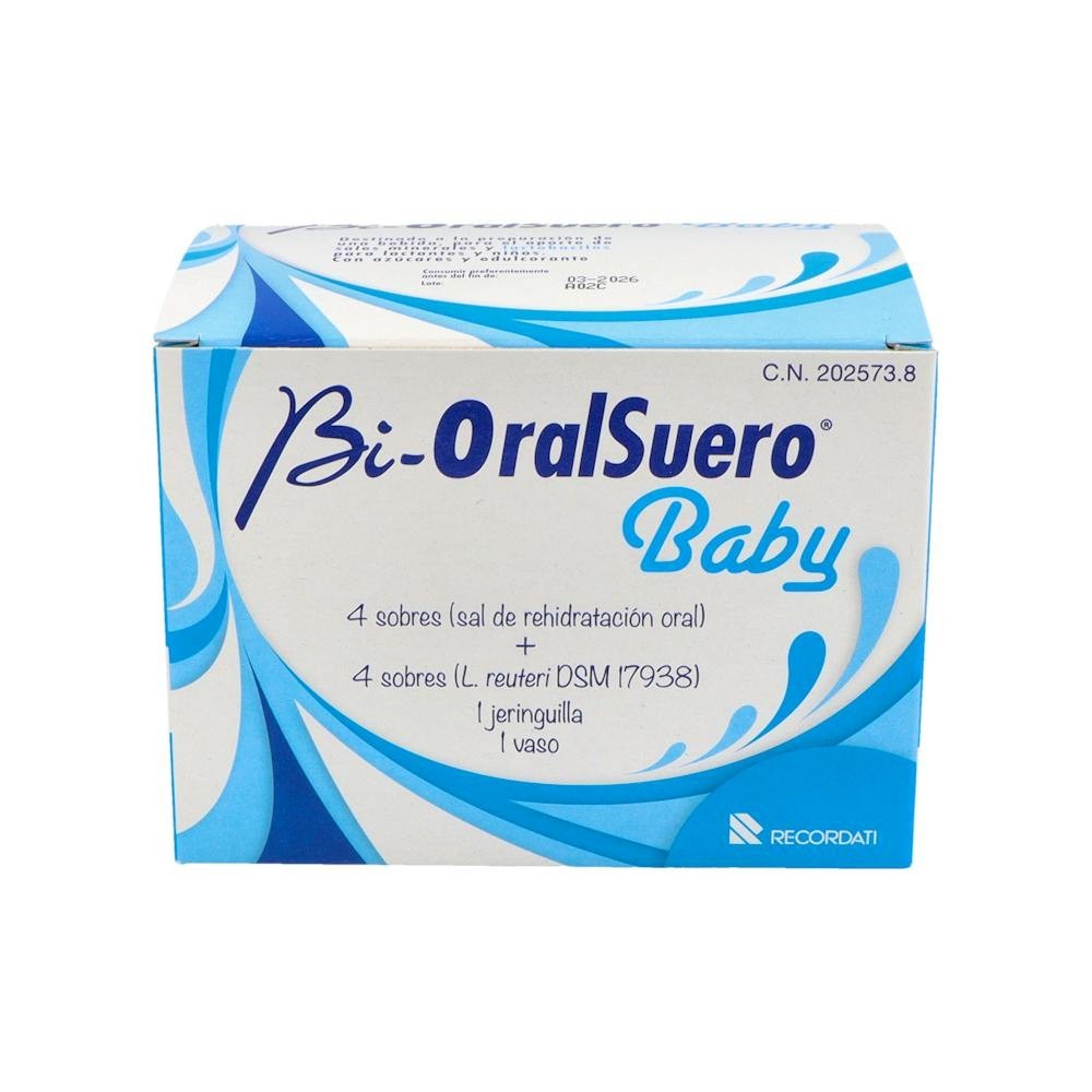 Bioralsuero Baby 4+4 Sobres + Vaso Dosificador...