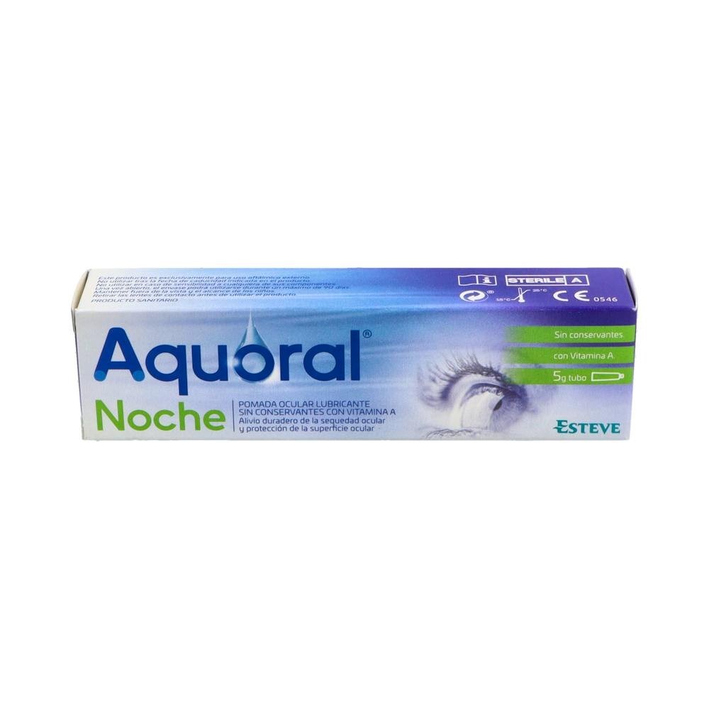 Aquoral Noche Pda Ocular Lubricante 5 Gr