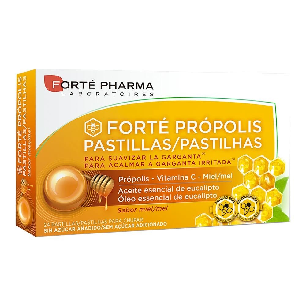 Forté Própolis Pastillas Miel 24 Pastillas