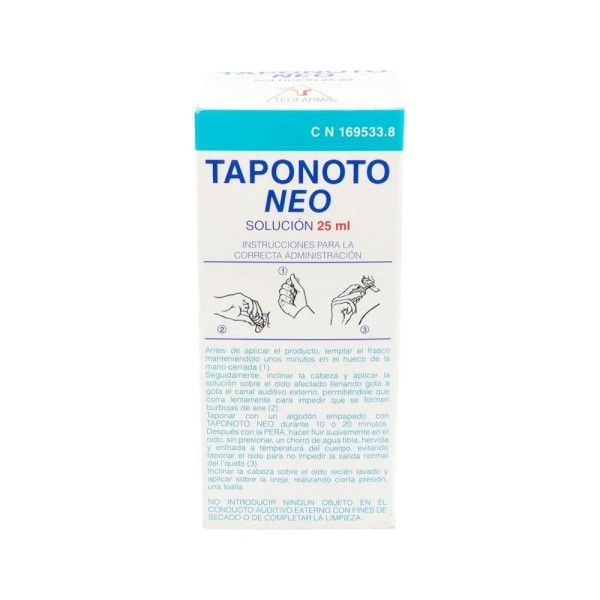 Taponoto Neo Sol Limpieza Oidos 25 Ml