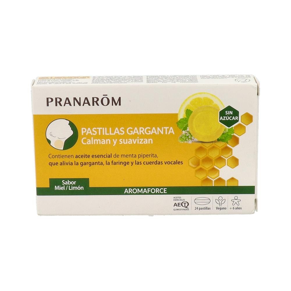 Pranarom Aromaforce Garganta Miel 24 Past